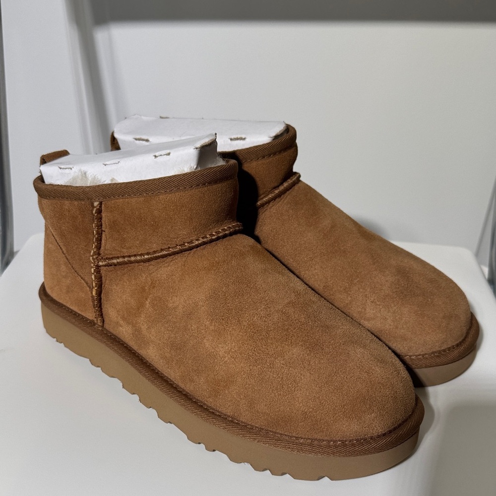UGG Chestnut Suede Boots